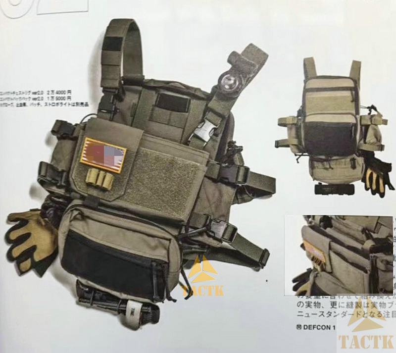 TW MFC2.0S战术胸挂肚兜包 MK3/4 SS/D3升级 TwinFalcons CR004S